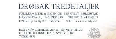 Drøbak Tredetaljer, siden er under utvikling.